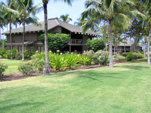 Kanaloa condo from fairway Condo viewed from fairway